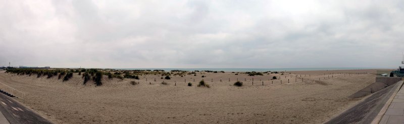 Blick auf den Strand von Dunkerque