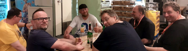 Gemütliche Runde im Museum