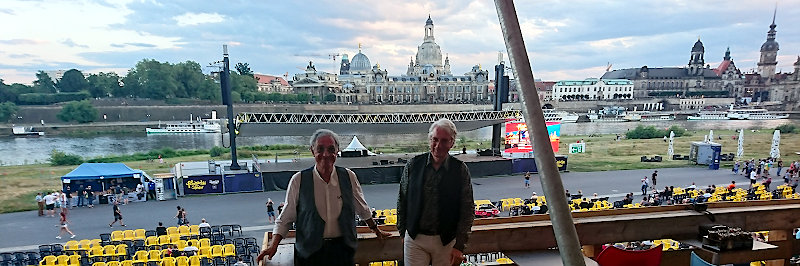 Guido und Maurizio De Angelis bei den Filmnächten am Elbufer