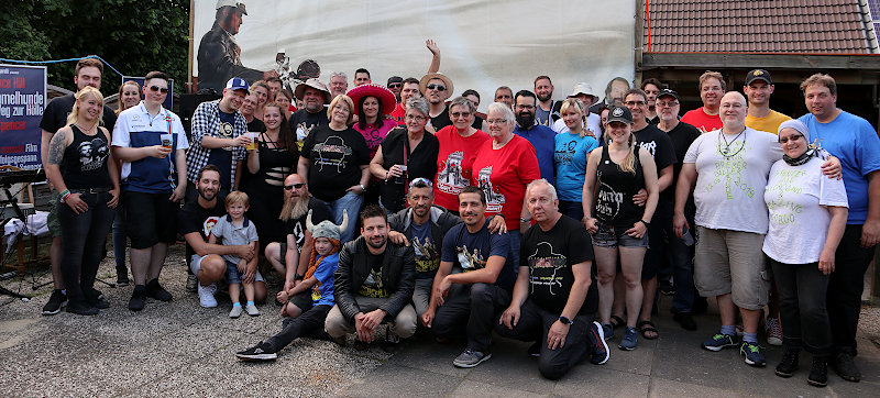 Gruppenbild vor dem Konzert