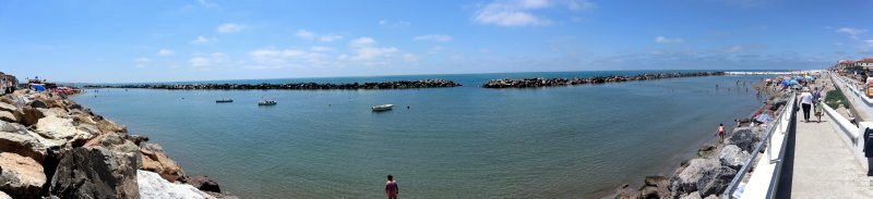 Blick aufs Meer in Marina di Pisa