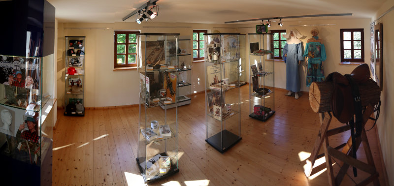 Die Ausstellung in der oberen Etage des Museums