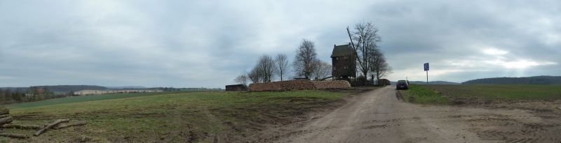 Blick zum Jugendwanderheim Windmühle Marienrode