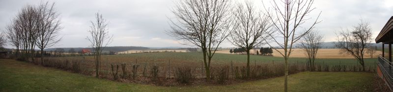 Die Aussicht von der Terrasse