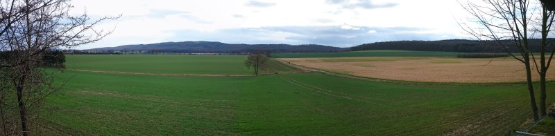Die Aussicht von der Terrasse