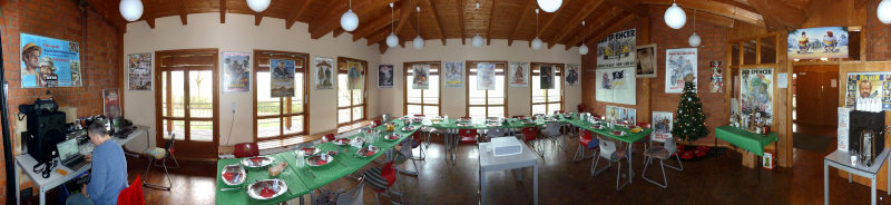 Der Veranstaltungsraum ist vorbereitet