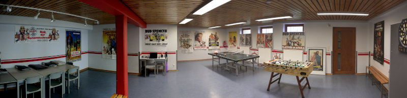 Auch das Spielzimmer ist bereit