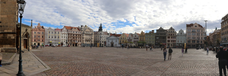 Der Platz der Republik in Pilsen