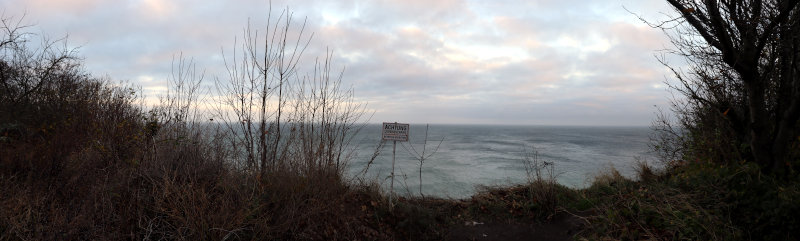 Blick von der Steilküste am Kap Arkona auf die Ostsee