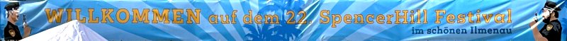 Willkommensbanner in Ilmenau