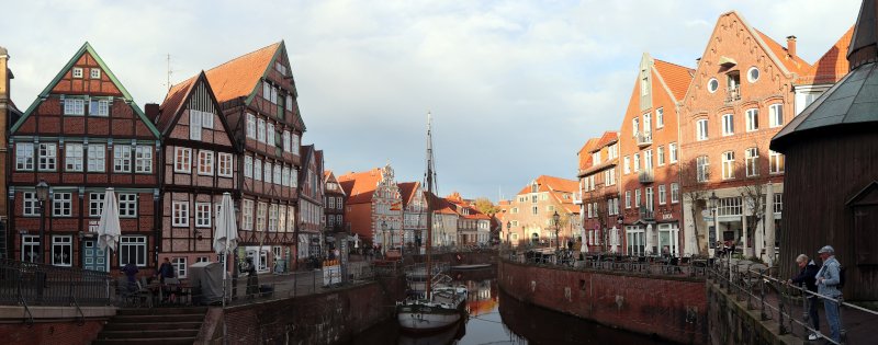 Blick vom Fischmarkt über die Schwinge