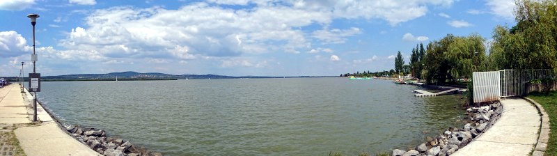 16.07.2017 - Agárd - Blick vom Hafen auf den Velence-See