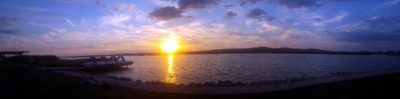 16.07.2017 - Gárdony - Sonnenuntergang am Velence-See