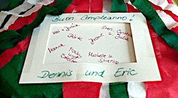 Unsere Geburtstagsfeier