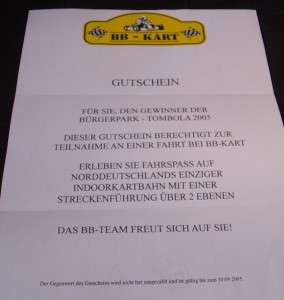 Mit dem Kart auf große Fahrt