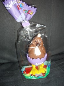 Der Hase ist nun doch ein Kücken.