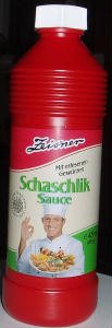Zu jedem Schaschlik gehört auch eine Sauce