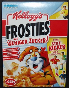 Tony, heute mal mit weniger Zucker