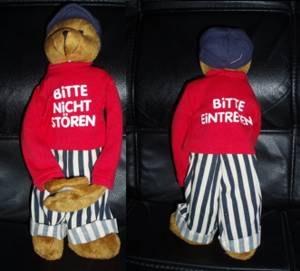 Schau mir in die Augen und Du bleibst draußen!