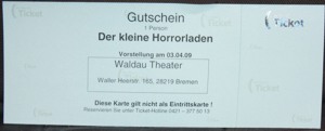 Theater, Theater, der Vorhang geht auf