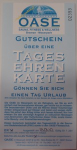 Sauna, Fitness und Wellness zum Nulltarif